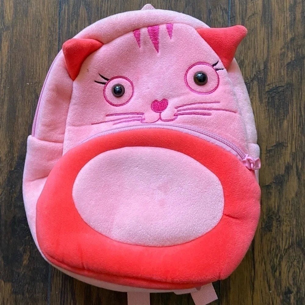 Bagaboo Plush Cat Backpack